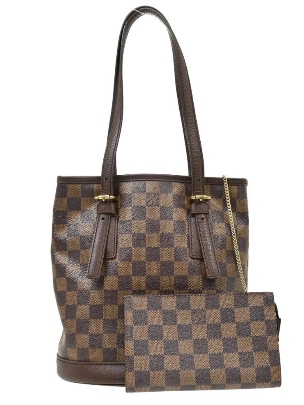 LOUIS VUITTON MARAIS HAND TOTE BAG DAMIER EBENE N42240